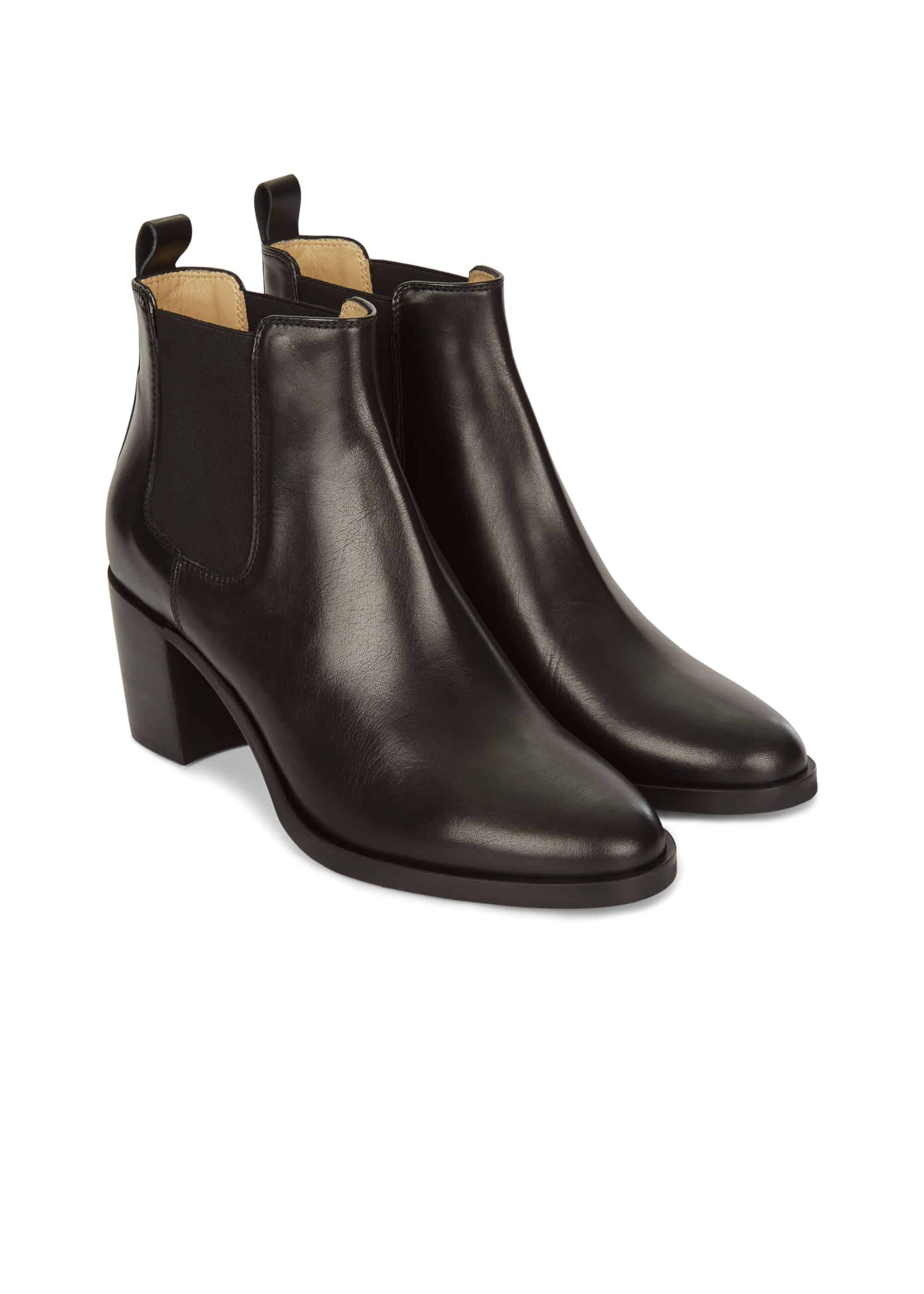 pointed snakeskin booties