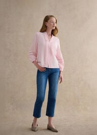 Lucilla Blouse, Blush Pink, hi-res