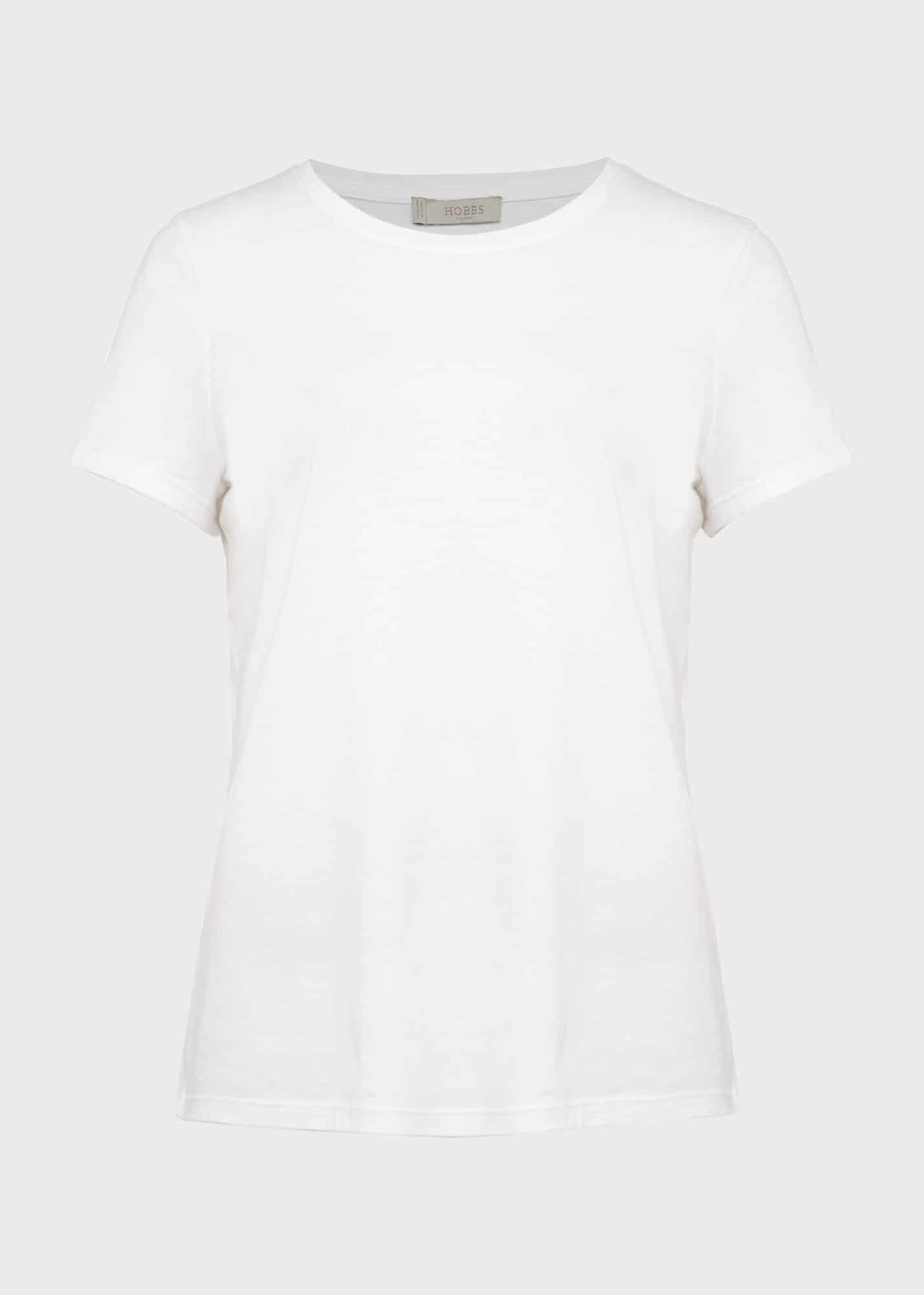 ホブズ HOBBS PIXIE COTTON T-SHIRT （WHITE） Buy Hobbs White Pixie 100% Cotton T-Shirt from Next USA