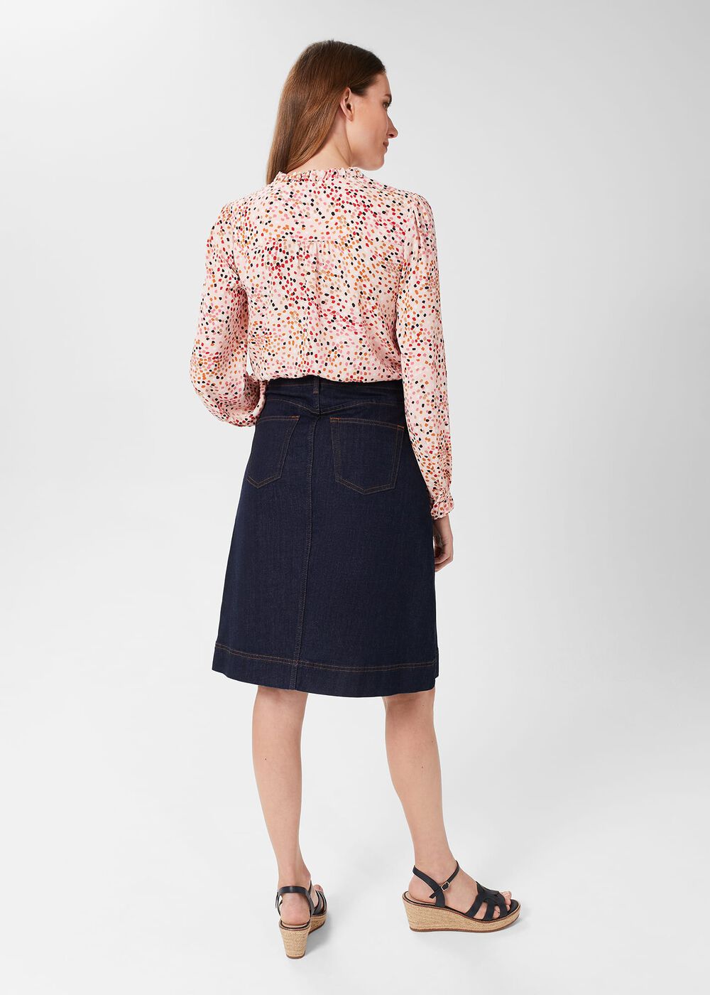 Delany Blouse, Pink Multi, hi-res