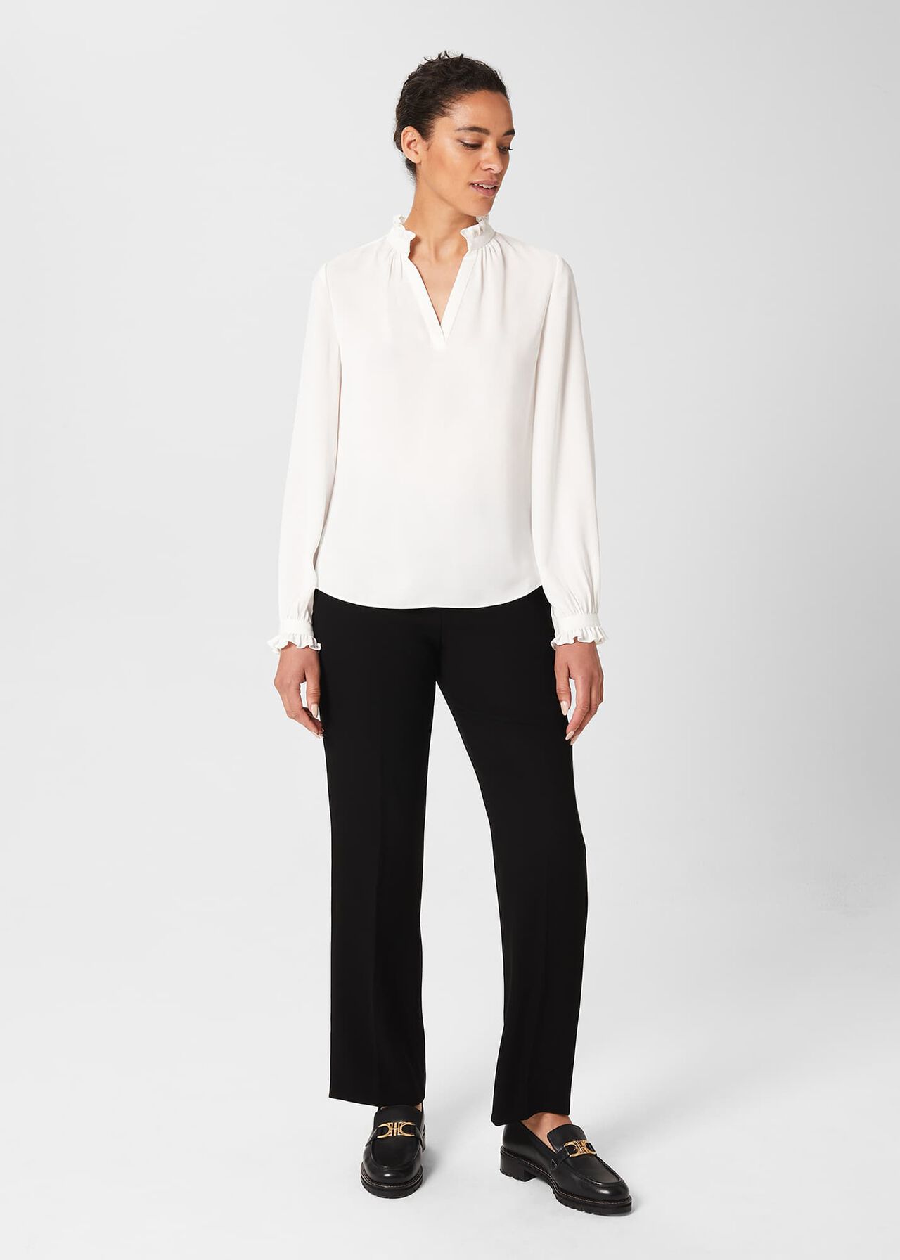 Beki Blouse, Ivory, hi-res