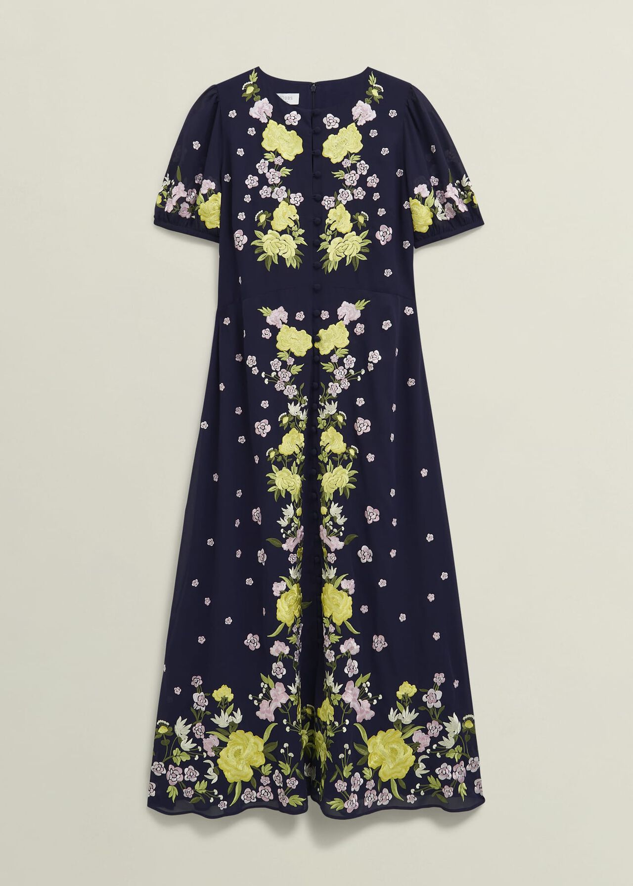 Petite Elva Embroiderd Dress, Midnight Multi, hi-res