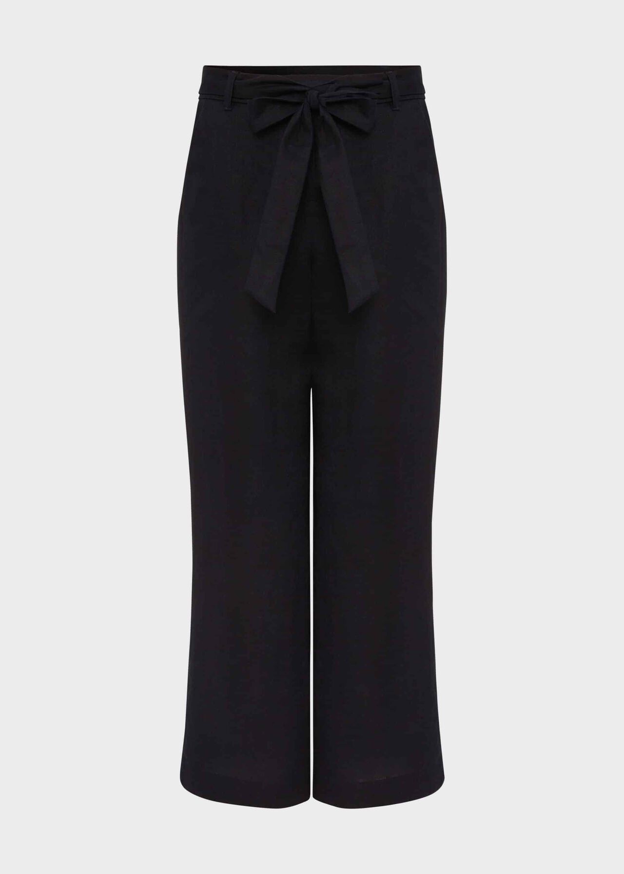 Jacqui Linen Trousers, Navy, hi-res