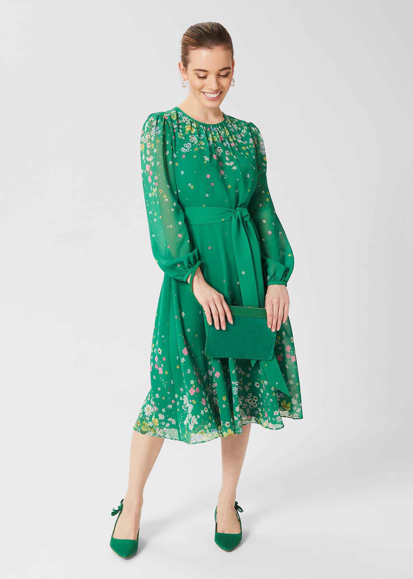 Petite teal dress top