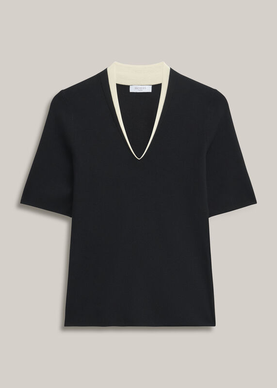 Scarlett V Neck Knitted Top