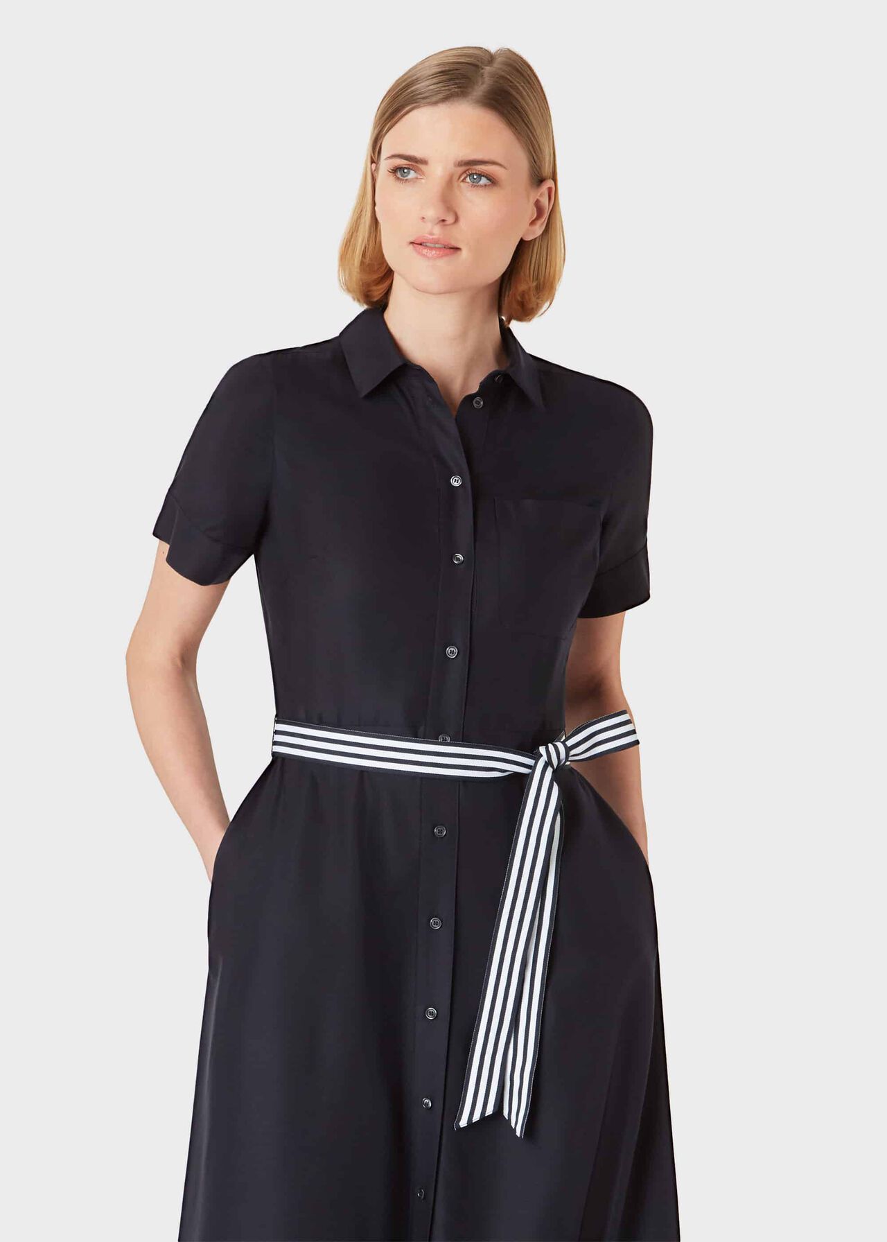 Rosaleen Midi Dress, Navy, hi-res