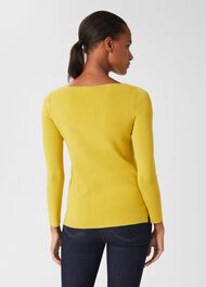 Cesci Jumper, Lemon Yellow, hi-res