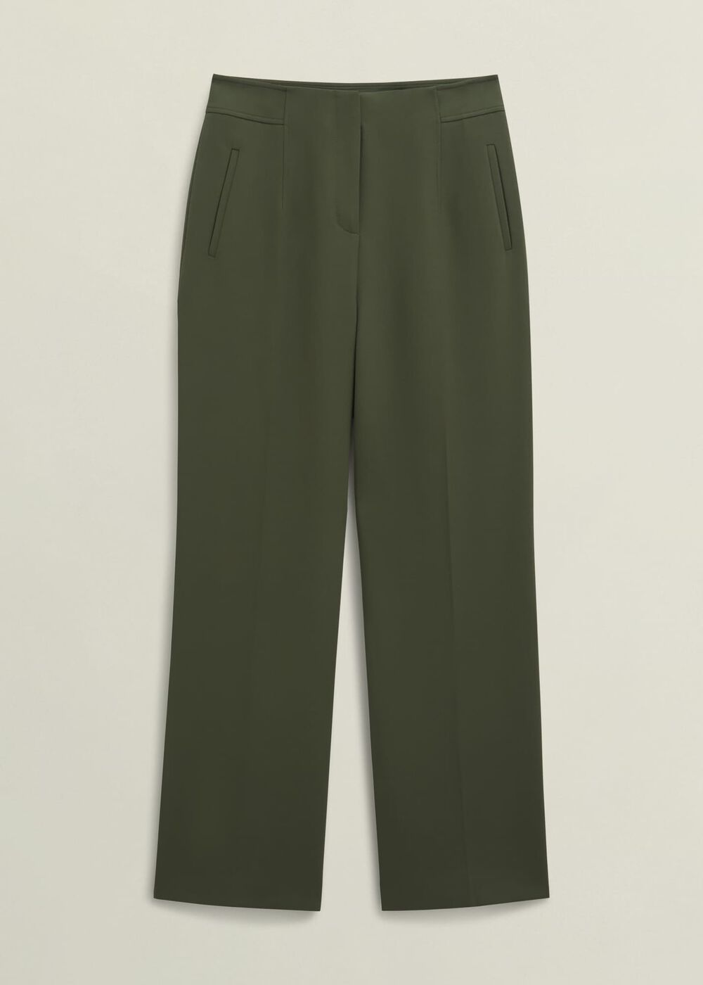 Neava Wide Trousers, Yew Green, hi-res