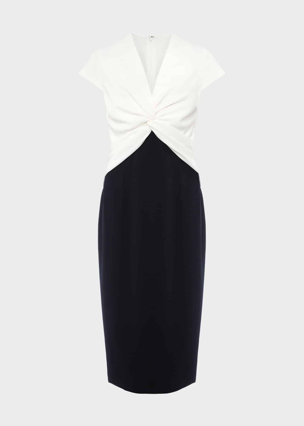 Jaci Dress, Ivory Navy, hi-res