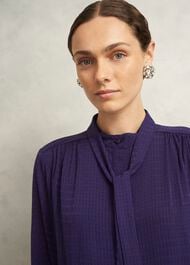Gabrielle Blouse, Midnight Purple, hi-res