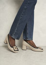 Lexia Leather Courts, Beige Black, hi-res