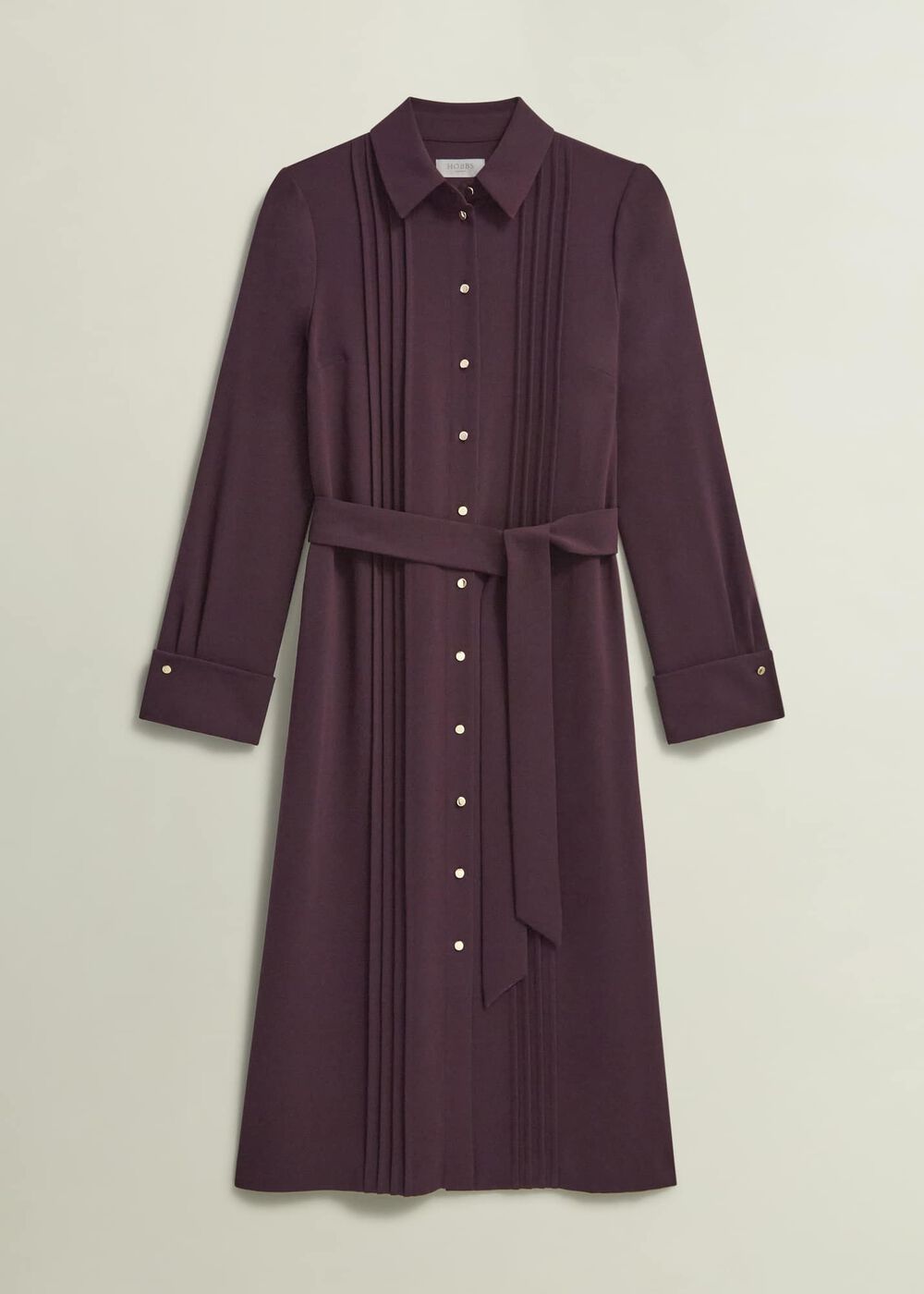 Robyn Shirt Dress, Malbec Purple, hi-res