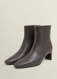 Isla Ankle Boots, Chocolate Brown, hi-res