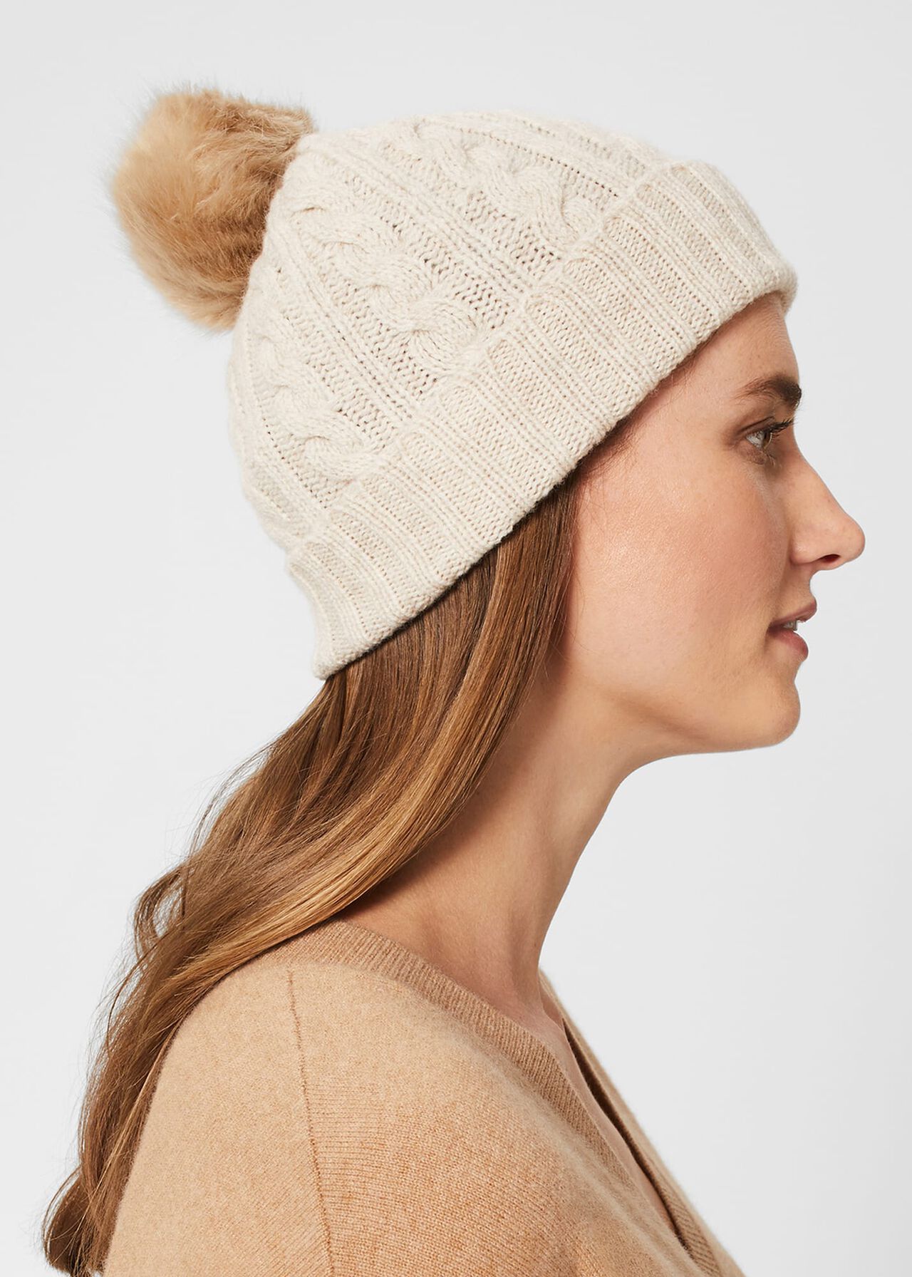 Taylor Cable Hat, Natural, hi-res