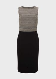 Kathy Dress, Black Ivory, hi-res