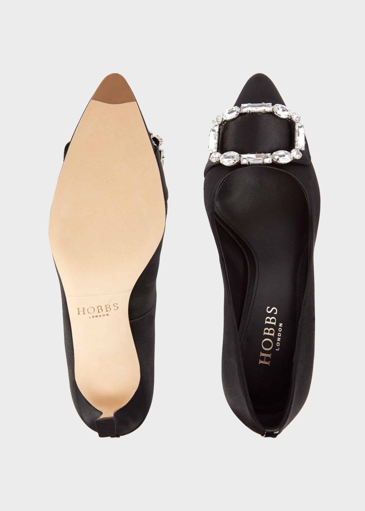 Lucinda Court Shoes, Black, hi-res