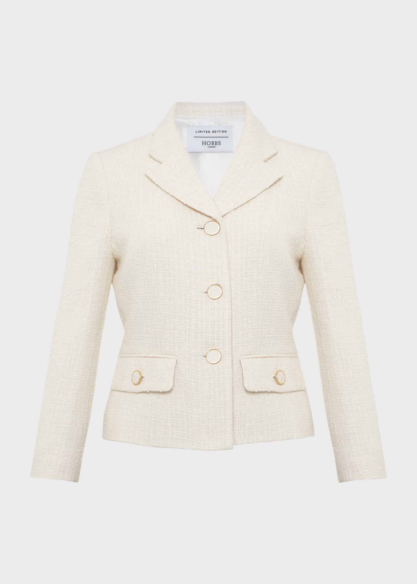 Hobbs tweed coat on sale