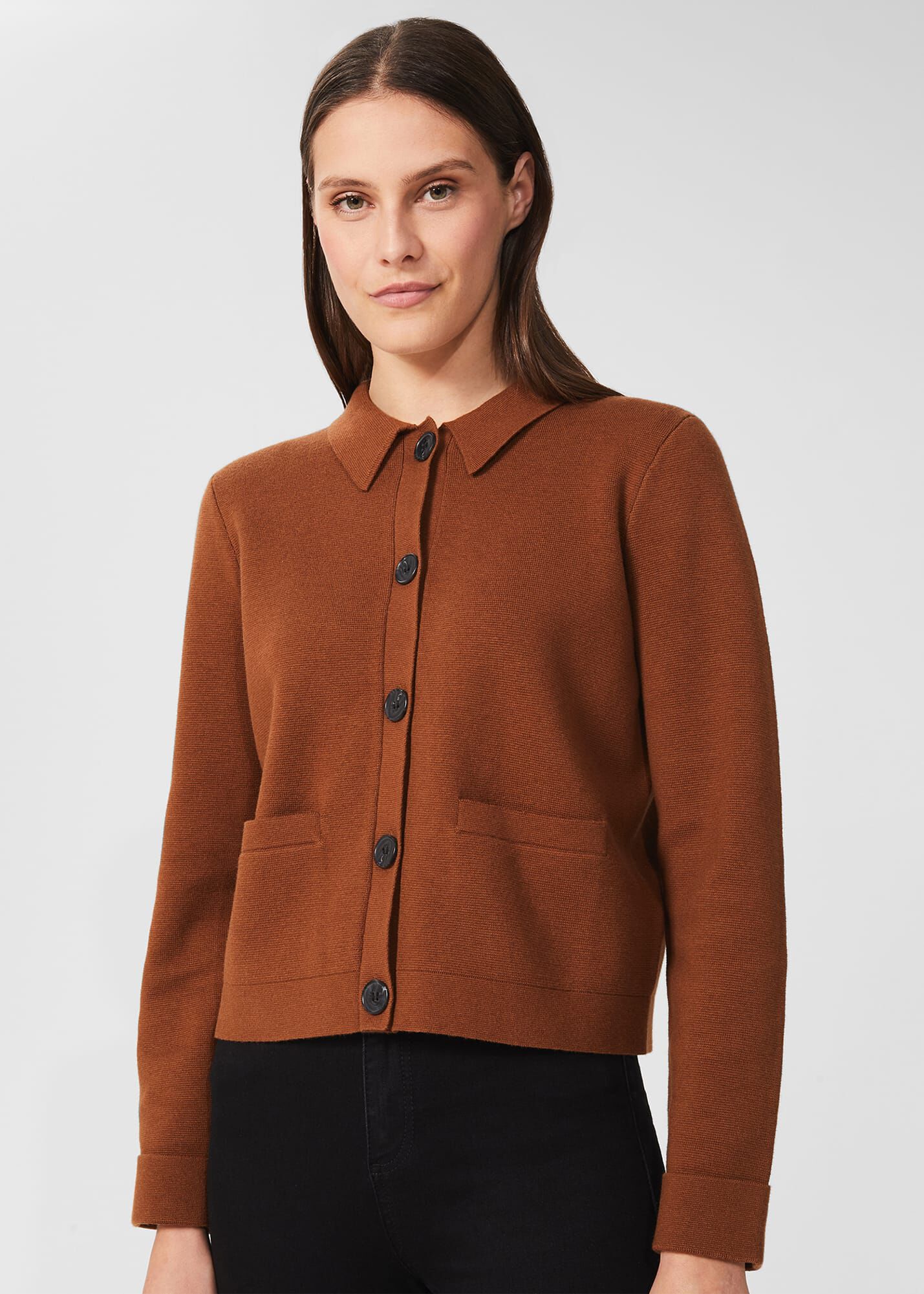 knitted woolen jacket