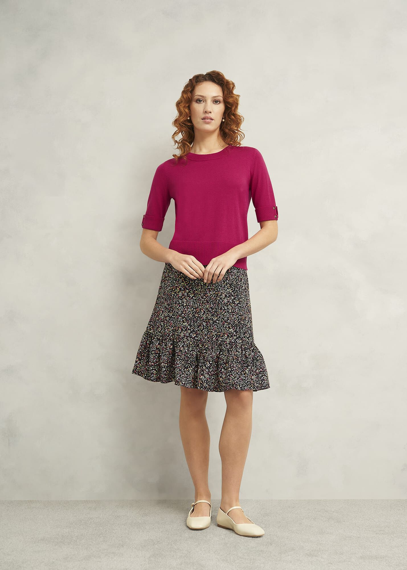 Leanne Knitted Top With Wool | Hobbs US | Leanne Knitted Top With Wool | Hobbs US |