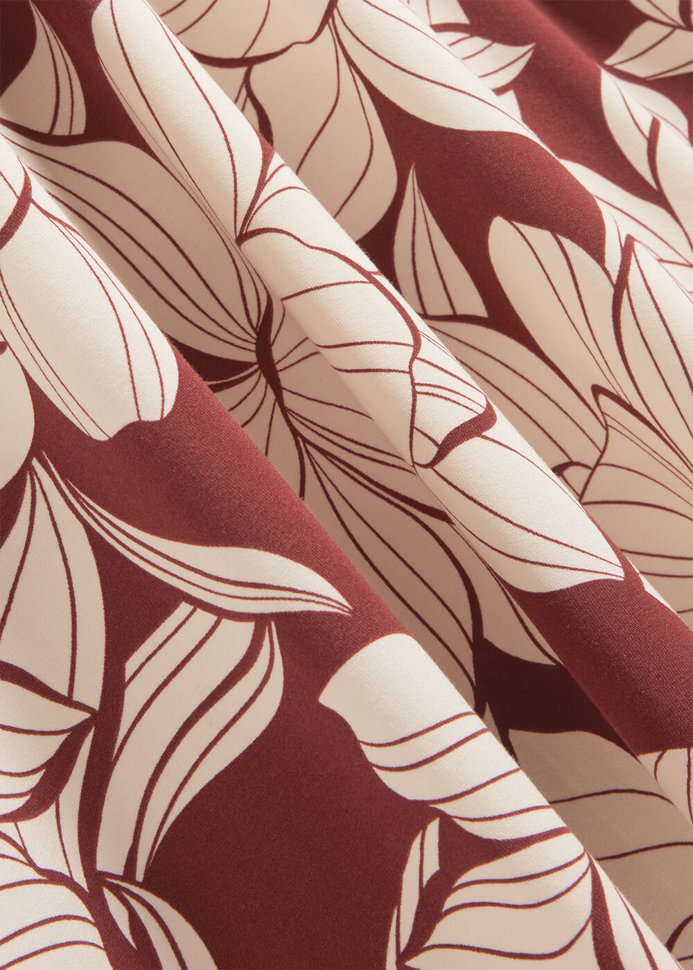 Marylise Jersey Dress, Brown Ivory, hi-res