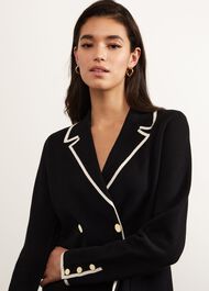 Hatfield Cotton Wool Jacket, Black Ivory, hi-res