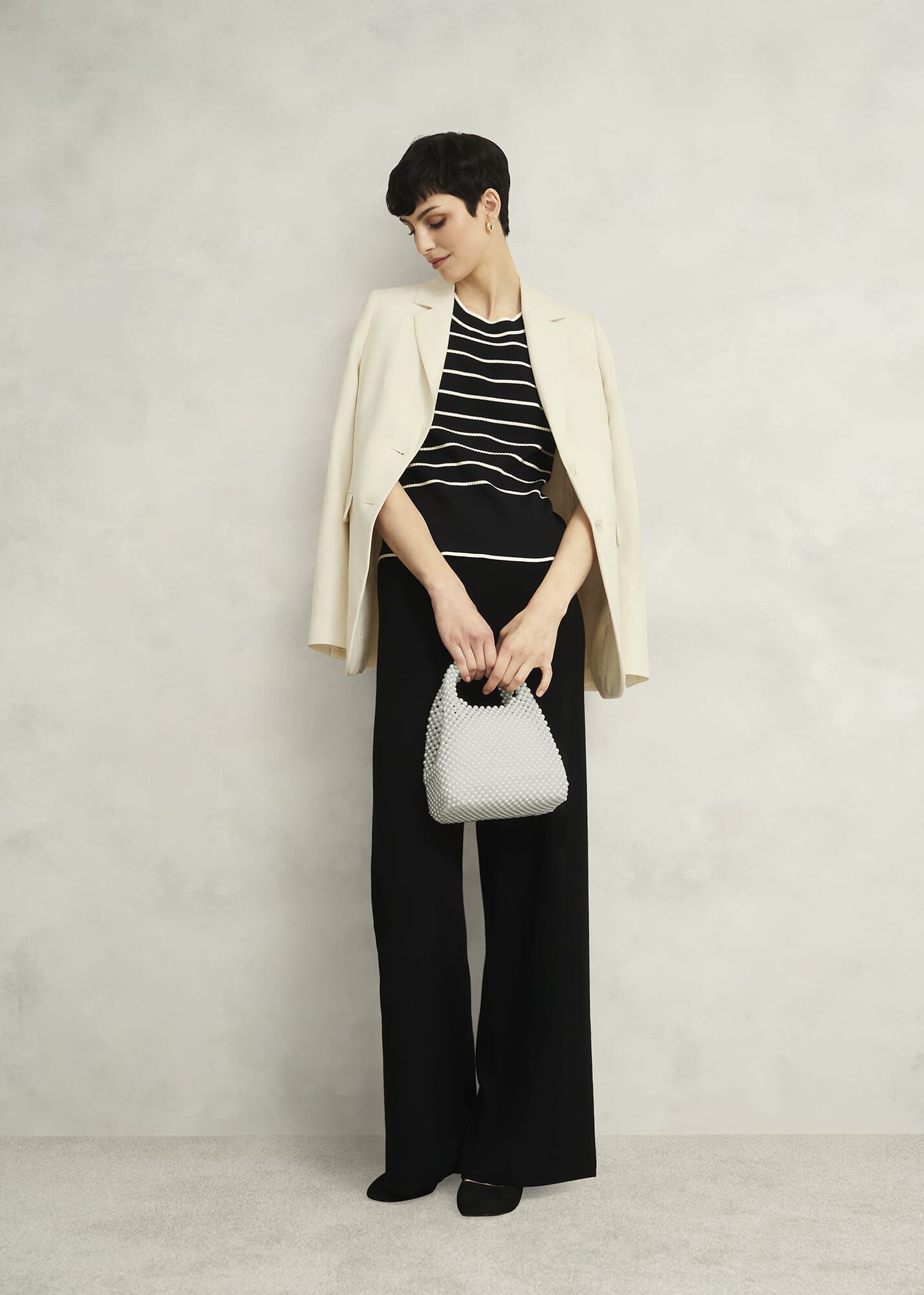 限定【Hobbs London】Kamala パール パーティー ハンド バッグ パールビーズバッグ リーラ 限定版]HOBBS / Kamala パールバッグ