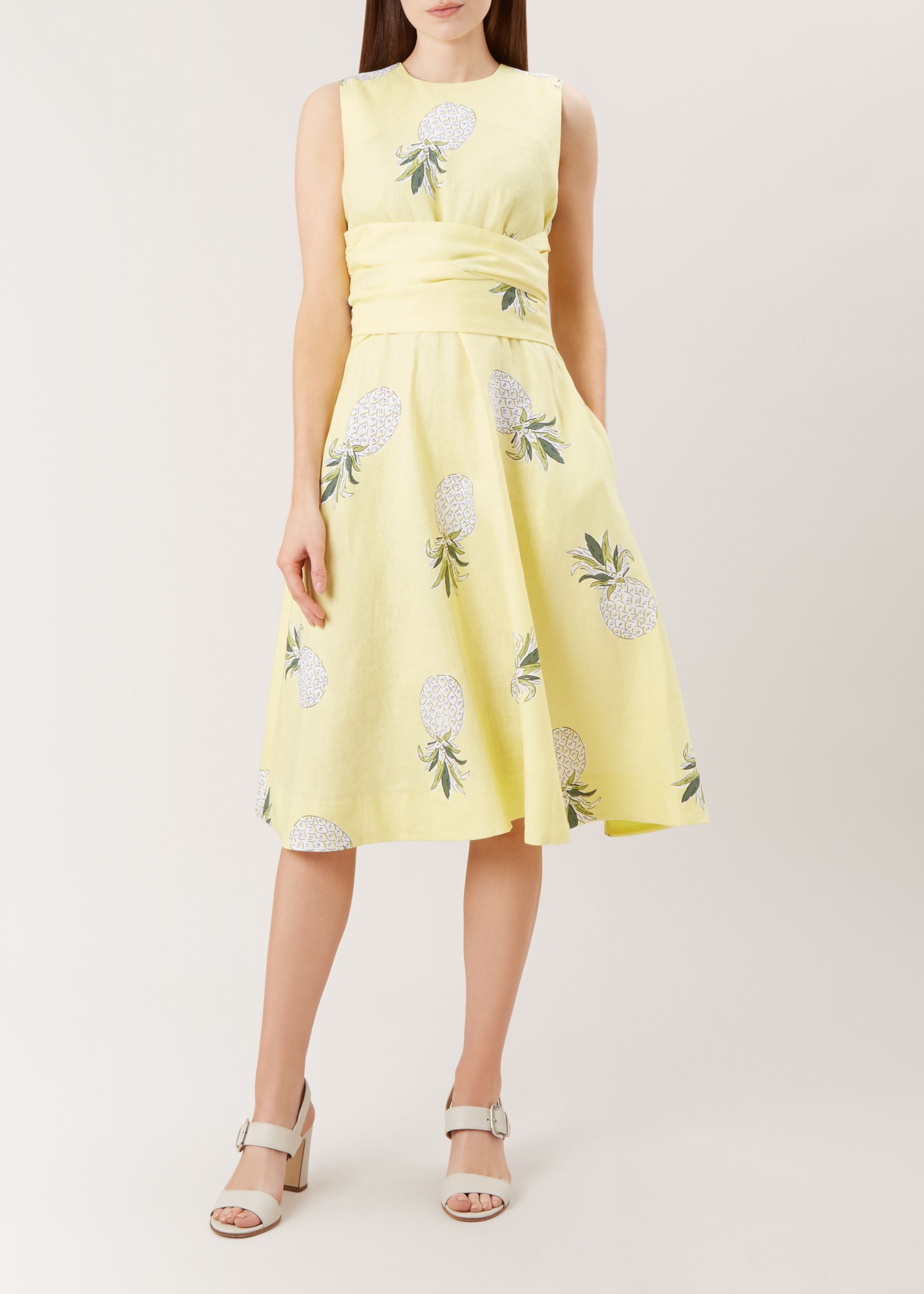 hobbs twitchill dress yellow