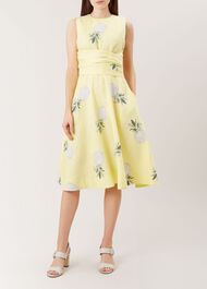 Twitchill Linen Dress, Buttercup Multi, hi-res