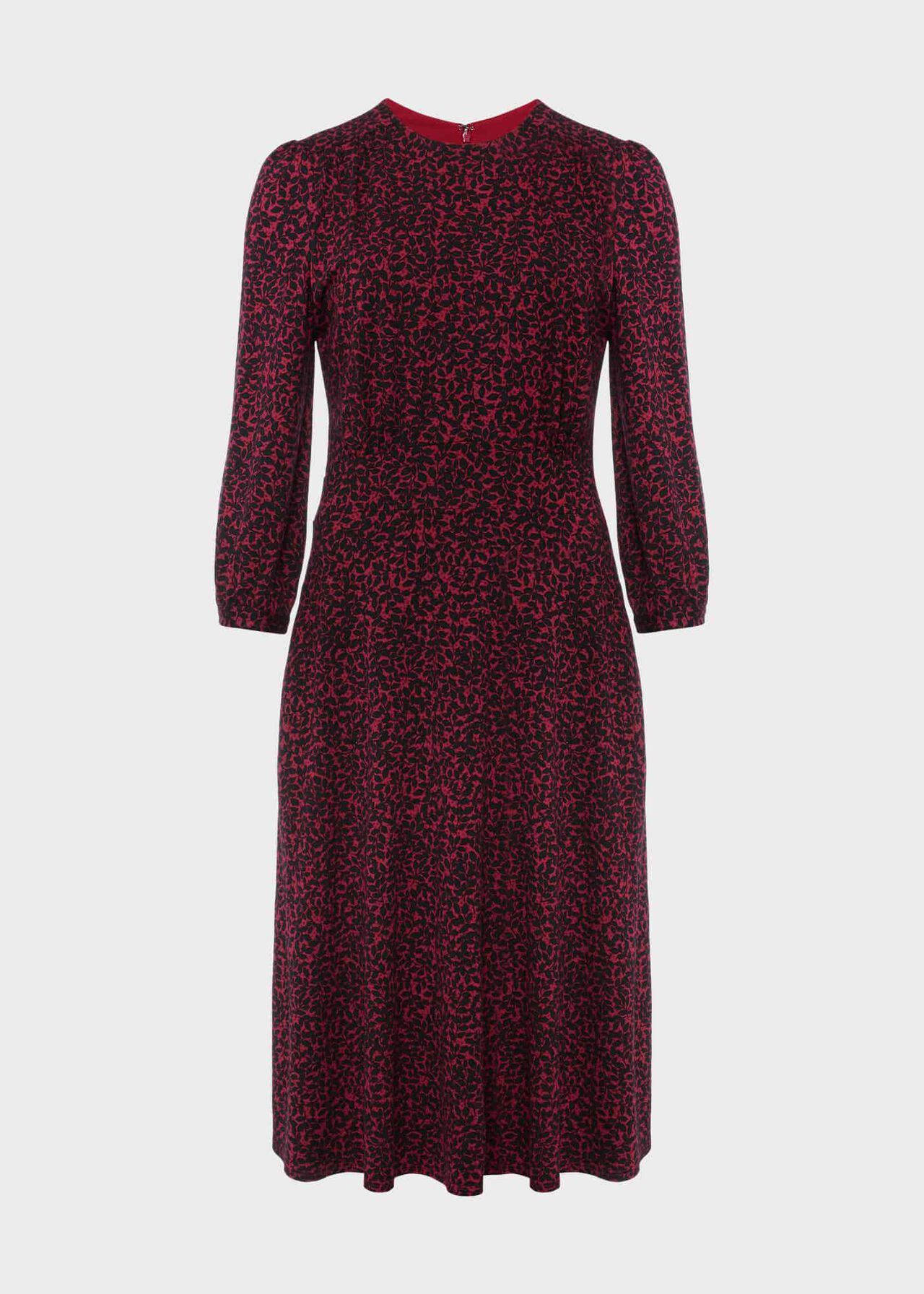 Indi Jersey Dress, Rich Berry Navy, hi-res