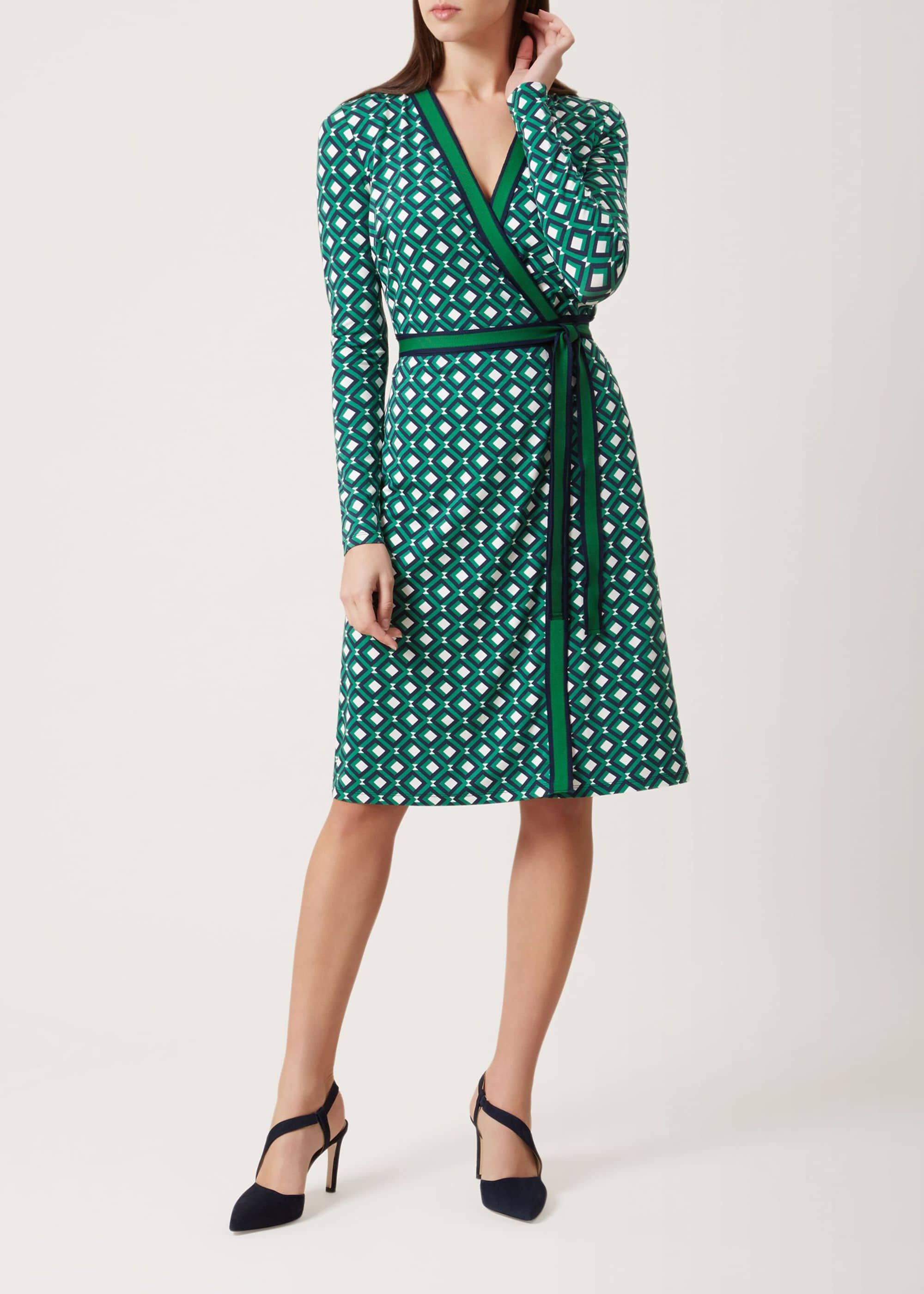 green wrap dress uk