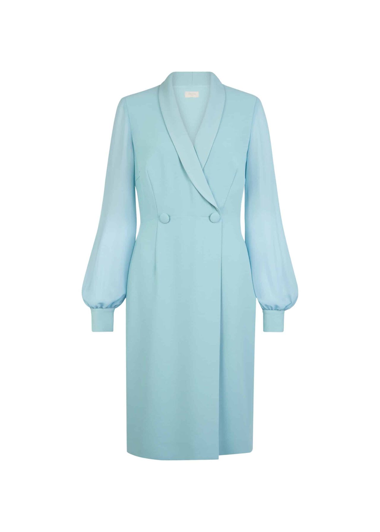 Lana Tux Dress Aqua