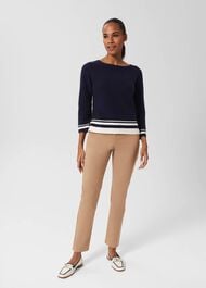 Sia Loafer, White Navy, hi-res