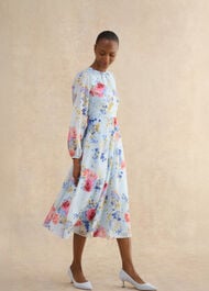 Constance Dress, Pale Blue Multi, hi-res