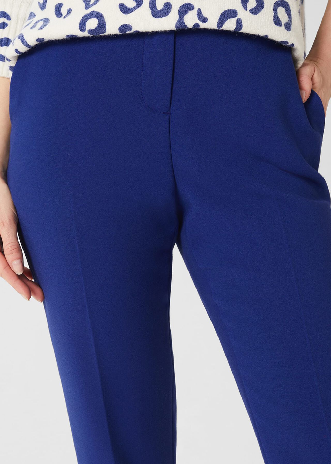 Petite Suki Slim Pants, Cobalt Blue, hi-res