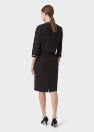 Petite Cordelia Jacket, Black Ivory, hi-res