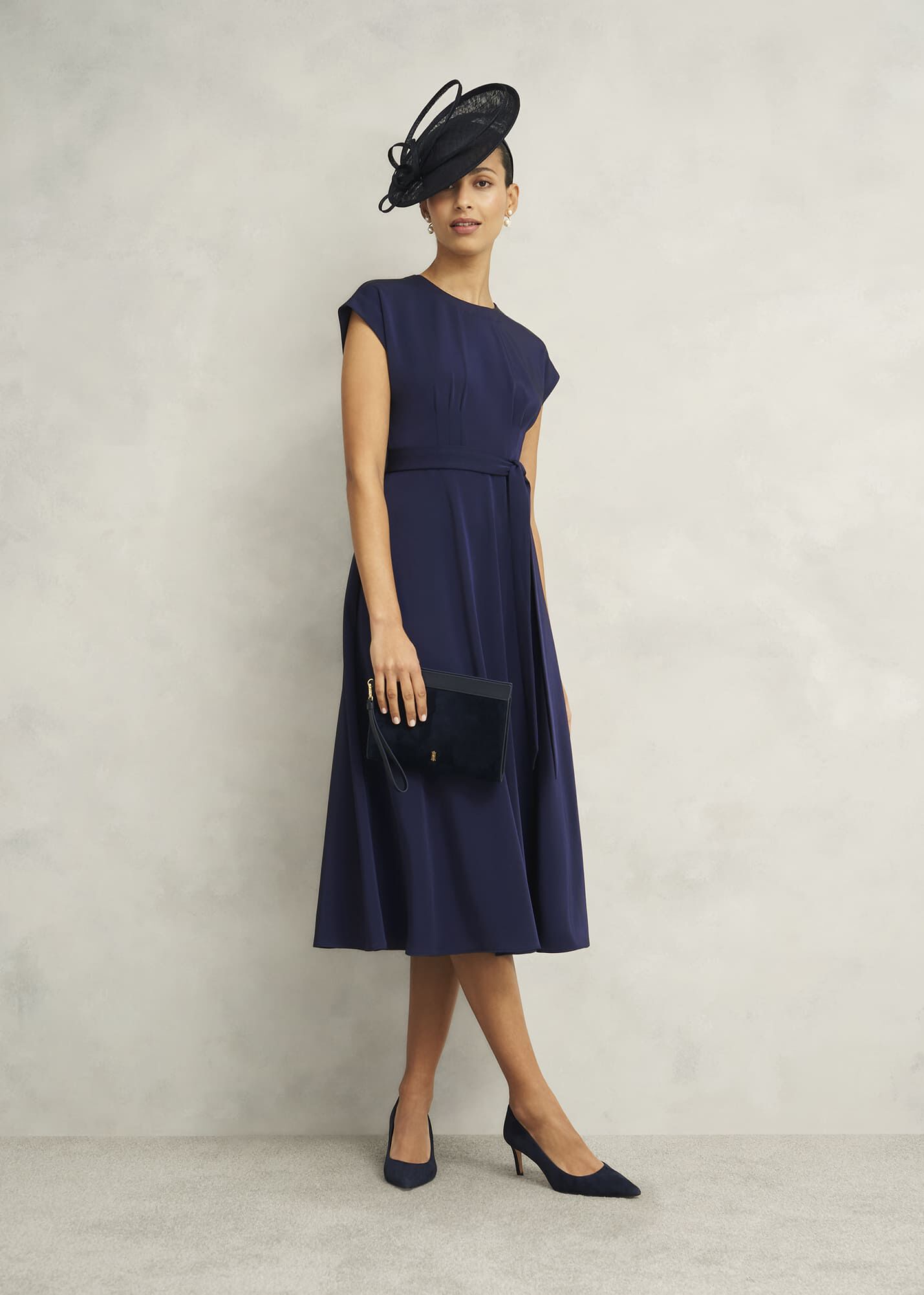 【Hobbs London】UK発 Radclyffe ラドクリフ タイ フレア ドレス Hobbs London】UK発 Radclyffe ラドクリフ タイ フレア ドレス