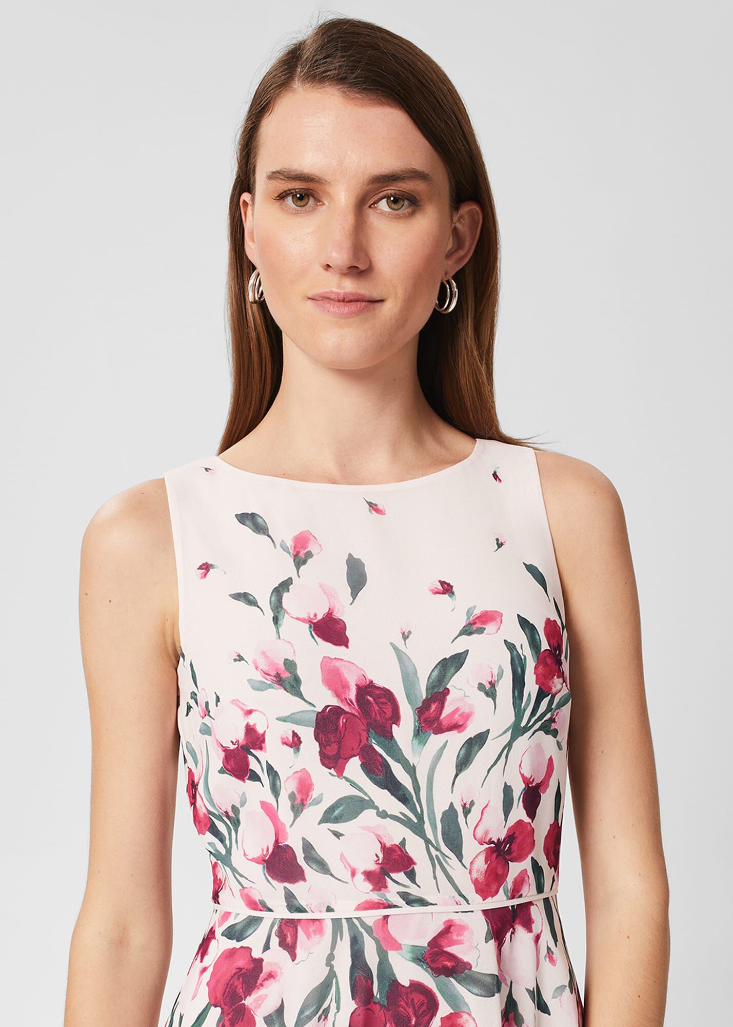 Carly Floral Midi Dress | Hobbs UK |