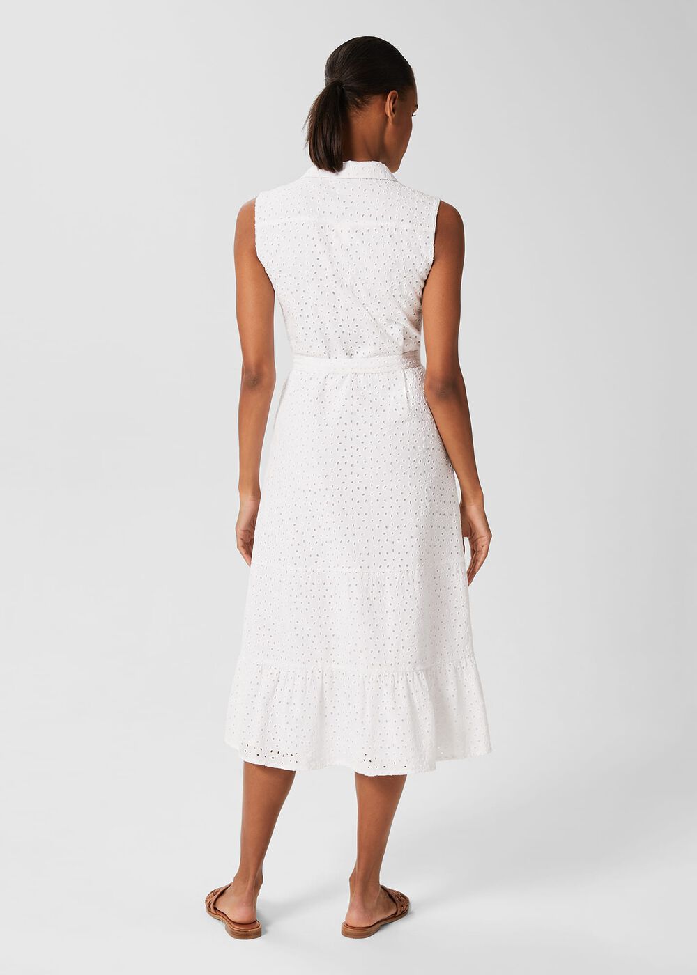 Esme Broderie Dress, Ivory, hi-res