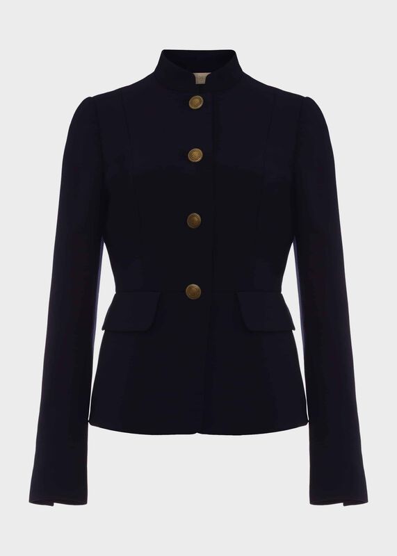 Angelica Wool Blend Military Jacket