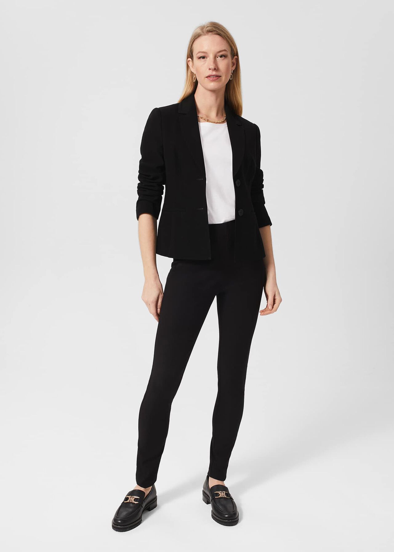 Sera Trousers, Black, hi-res