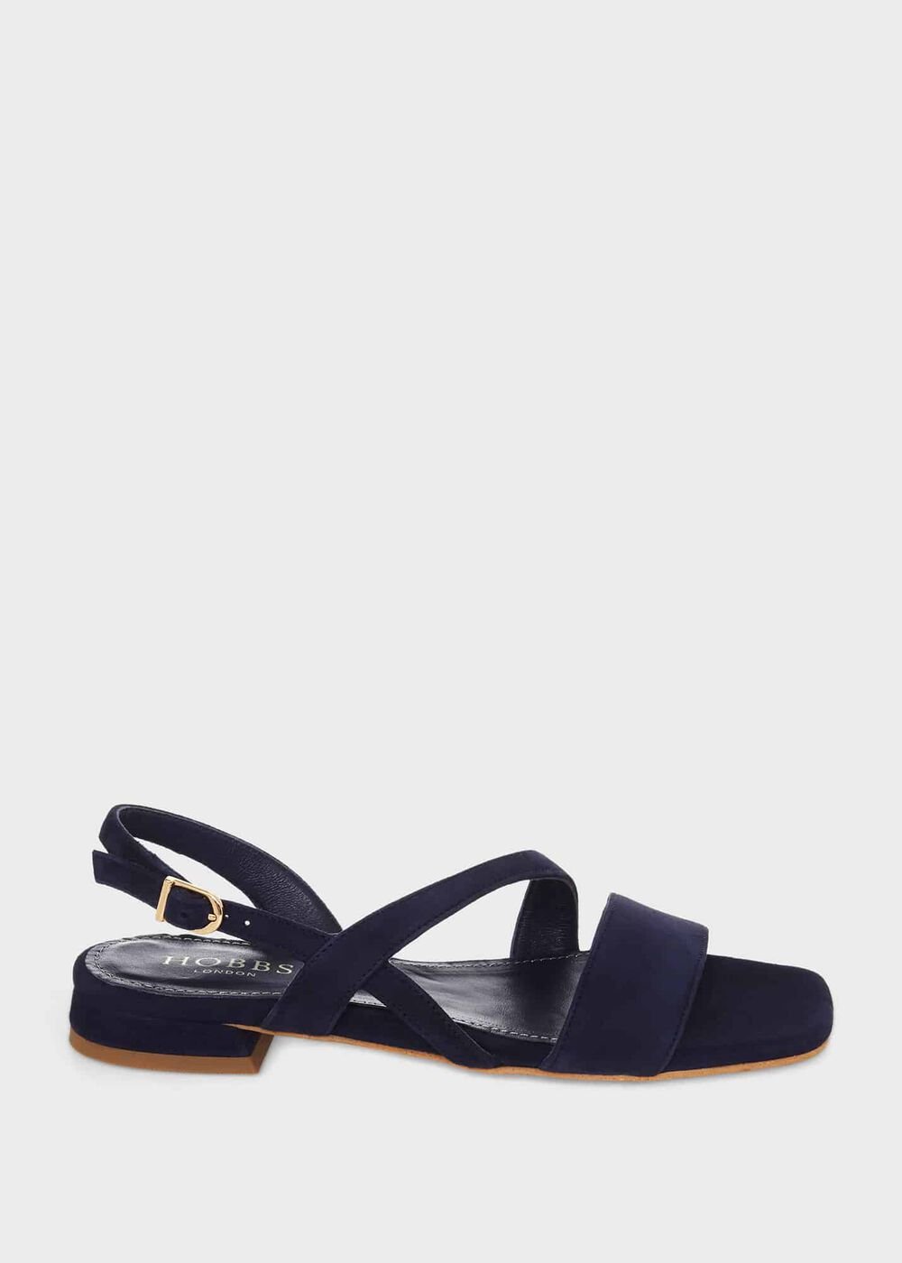 Mila Flat Sandal, Midnight, hi-res