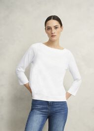 Avia Cotton Slub T-Shirt, White, hi-res