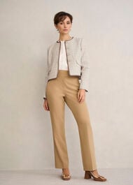 Carey Tweed Jacket, Camel Ivory, hi-res