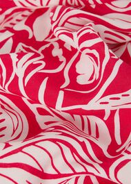 Essie Printed Blouse, Magenta White, hi-res