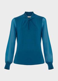 Ashley Top, Lyons Blue, hi-res