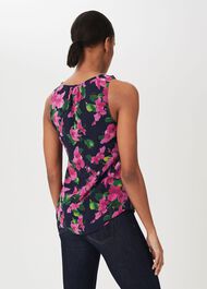 Darcey Floral Top, Navy Multi, hi-res
