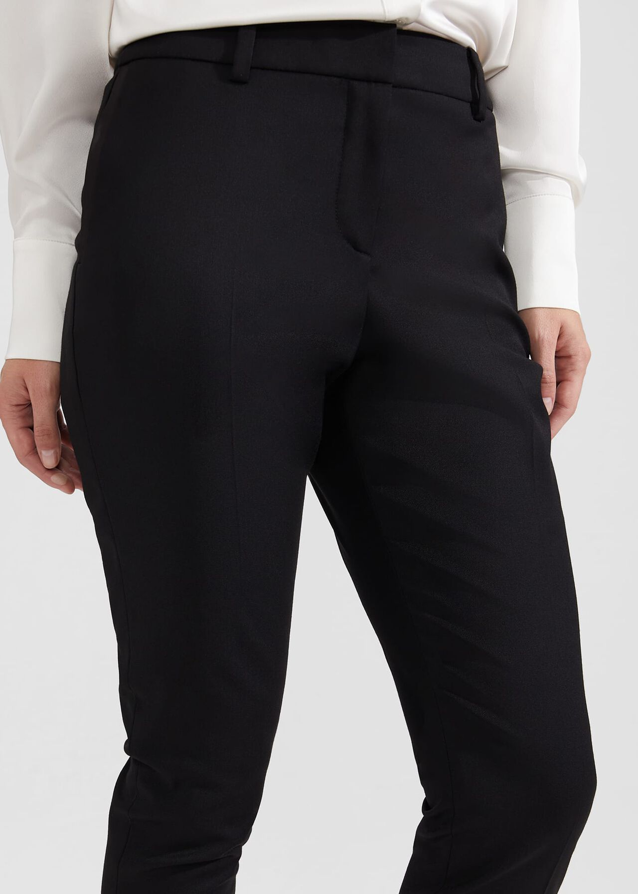 Lilian Tux Trousers, Black, hi-res