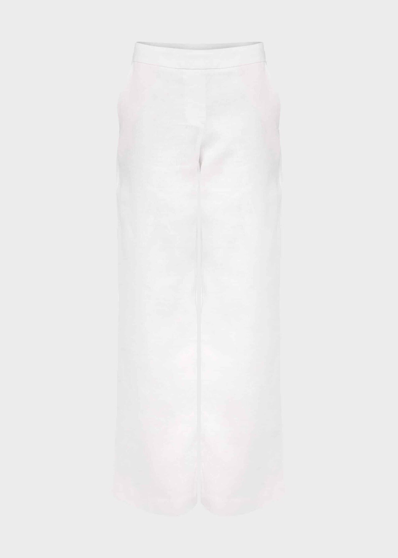 Jacinta Linen Pants, White, hi-res