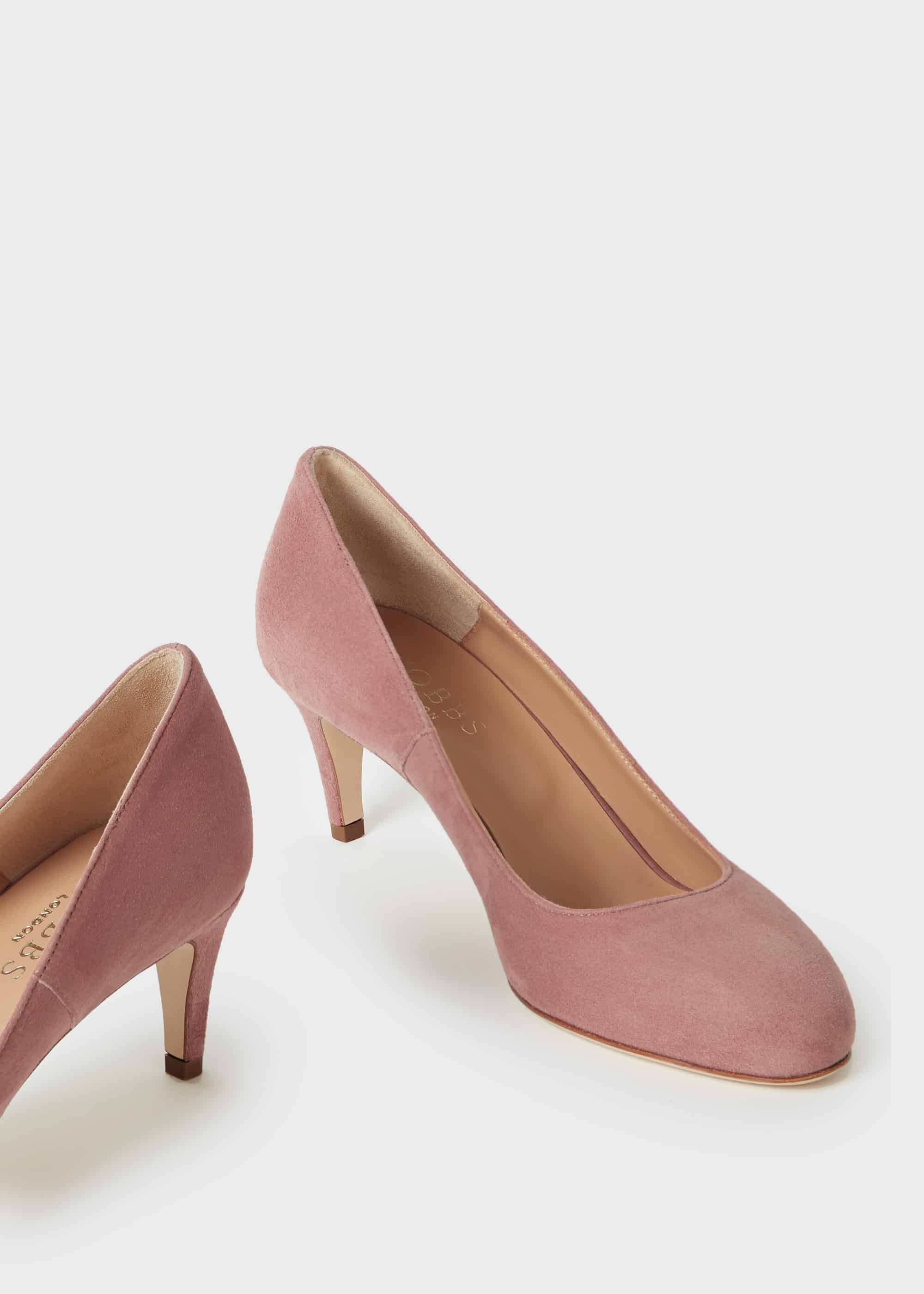 Pink suede court deals shoes uk