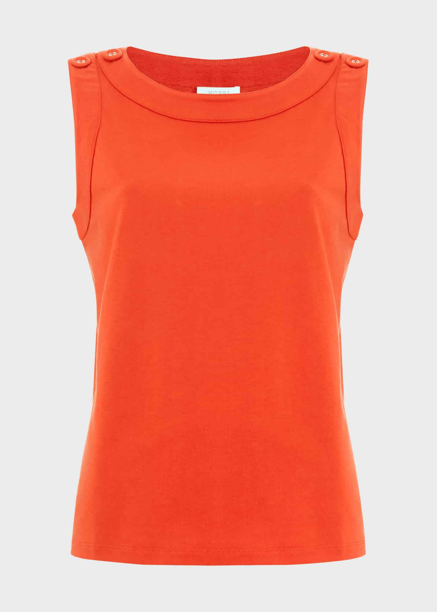 ホブズ HOBBS MADDY TOP （HIBISCUS RED） Maddy Cotton Top | Hobbs US |